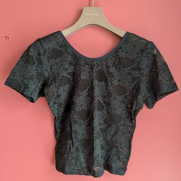 Lace Crop Top - Picture 1 of 3